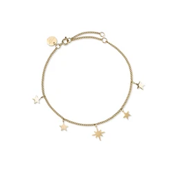 Γυναικείο Βραχιόλι Rosefield Musbr-J229 (16-20cm) από Ατσάλι Pink