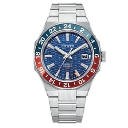 Ανδρικό Ρολόι Citizen Nb6030-59L (41mm) Μεταλλικό Μπρασελέ Ασημί