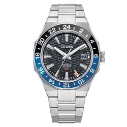 Ανδρικό Ρολόι Citizen Nb6031-56E (41mm) Μεταλλικό Μπρασελέ Ασημί