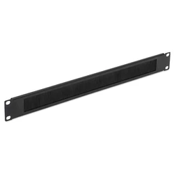 Βούρτσα Προστασίας Για Rack Powertech Netw-0030, 19"/1U, Μεταλλικό, Μαύρο