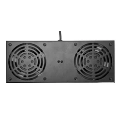 POWERTECH cooling fan για rack NETW-0045 2x fans με μεταλλικό tray 1.5m καλώδιο schuko 33x13cm