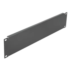 POWERTECH Rack Panel Cover 19 inch 2U Metal Black
