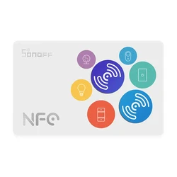 Smart Αυτοκόλλητο Sonoff NFC Tag, κάρτα με 2τμχ