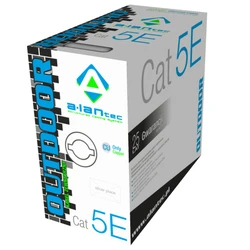 Καλώδιο Δικτύου A-LAN KIU5OUTZ305 305 m Cat5e U/UTP (UTP) Grey