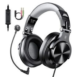 Gaming Headset OneOdio gaming Fusion A71D, 3.5mm σύνδεση, Hi-Res, 40mm, μαύρο