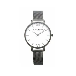 Γυναικείο Ρολόι Olivia Burton Ob16Bdw06 (38mm) Μεταλλικό Μπρασελέ Ασημί