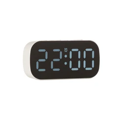 Επιτραπέζιο Ρολόι Osio OCA-3015W ξυπνητήρι με θερμοκρασία και ημερομηνία, Άσπρο