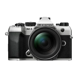 Φωτογραφική Μηχανή Olympus OM-5 II 1245 Kit silver, M.Zuiko Digital 12-45mm F4 PRO lens Black