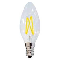 Λάμπα LED Optonica Candle C35 Filament 1471, 4W, 4500K, E14, 400lm