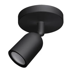 Φωτιστικό Spot Optonica 2022, για λάμπα GU10, πλαστικό, IP20, μαύρο