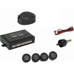 Αισθητήρες Παρκαρίσματος Osio Osp-235 Μαύρο Ματ Με 4 Αισθητήρες 18 Mm Και Buzzer