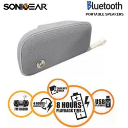Φορητό Ηχείο Bluetooth Sonic Gear 4.2 MOBY LIGHT GREY