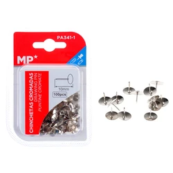 Μεταλλικές Πινέζες Mp 10mm Pa341-1 100τμχ Ασημί