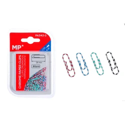 Πλαστικοποιημένοι Συνδετήρες Mp Pa342-2 28mm 80τμχ Χρωματιστοί