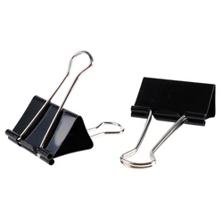 Μεταλλικό Κλιπ Mp Συγγράτησης Εγγράφων Pa383 32mm 6τμχ Μαύρα