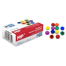 Χρωματιστός Μαγνήτης MP PA488-01, 20mm, 12τμχ