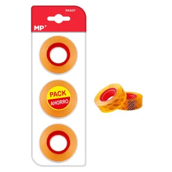 Κολλητική Ταινία Mp Transparent Pa507-03 24mm 33m Διάφανη 3τμχ