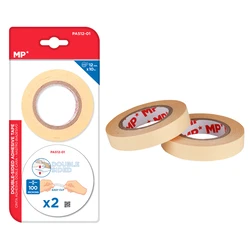 Αυτοκόλλητη Ταινία Διπλής Όψης Μπεζ 10mx12mm 2τμχ PA512-01