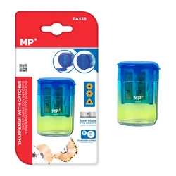 MP Ξύστρα Μολυβιών με Κάδο PA538 Μπλε Πράσινη