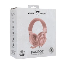 Gaming Headset White Shark Gh-2440 For Pc/Ps4/Ps5/Xbox/Mac Pink