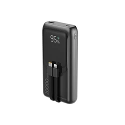 Energenie Fast Power Bank 20000mAh 20W με Θύρα USB-A και Θύρα USB-C Power Delivery / Quick Charge Μαύρο