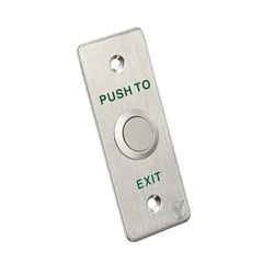 Μπουτόν Yli Electronic Χωνευτό PBK-814A, 35 X 90mm, 3Α, Ασημί