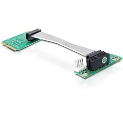 Controller PCIe Delock Riser Card PCIe x1 To Mini PCIe 9cm Flexible Cable