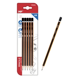 Ξύλινο Μολύβι Mp Pe300 Τρίγωνο Hb 5τμχ