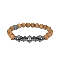 Ανδρικό Βραχιόλι Police Peagb2211236 (19cm) από Ατσάλι Brown