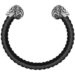 Ανδρικό Βραχιόλι Police Peagg2120201 (19cm) Δερμάτινο Black