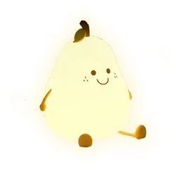 Φωτάκι Νυκτός ATC LED Αχλάδι Σιλικόνης