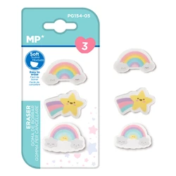 Γόμα Για Mp Μολύβι Ουράνιο Τόξο Pg154-05 3τμχ
