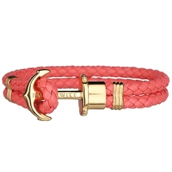 Βραχιόλι Unisex Paul Hewitt Ph-Ph-Lgcbxxl (19-20cm) Δερμάτινο Pink