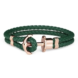 Βραχιόλι Unisex Paul Hewitt Ph-Ph-L-R-G-S (15-16cm) Δερμάτινο Green
