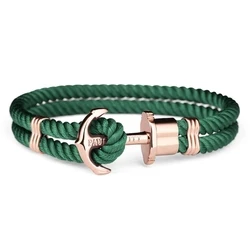 Βραχιόλι Unisex Paul Hewitt Phphnrgxxxl (20,5cm)  Green With Rose Gold