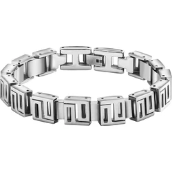 Ανδρικό Βραχιόλι Police Pj26563Bss.01 (21cm) από Ατσάλι Grey