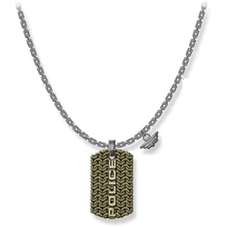 Ανδρικό Κολιέ Police Pj26565Psqg03 (70cm) από Ατσάλι Golden
