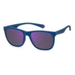 Polaroid Unisex Sunglasses PLD2140/S 802 — 55/18/145 mm, Polarized Purple Mirror, Category 3 UV400