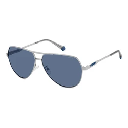 Polaroid Ανδρικά Γυαλιά Ηλίου PLD2145GSX 6LB/C3 — Aviator Μεταλλικός Σκελετός Μπλε Polarized 62/17/145