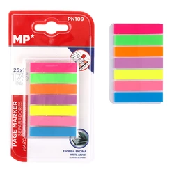 Αυτοκόλλητοι Σελιδοδείκτες Mp Pn109 Ημιδιάφανοι 45 X 9mm 7x 25 Τμχ