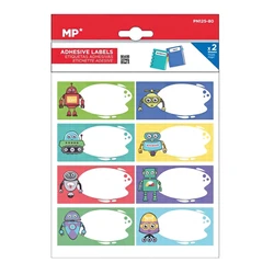 Αυτοκόλλητες Ετικέτες Mp Τετραδίων Pn125-80 65x32mm 8 Σχέδια 16τμχ