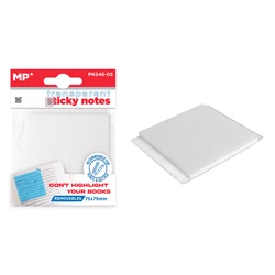 Αυτοκόλλητα Χαρτάκια Σημειώσεων MP Pn346-05, 75X75Mm, Διάφανα, 50Τμχ