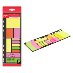 Αυτοκόλλητα Χαρτάκια Σημειώσεων MP PN822, 11x 25τμχ, χρωματιστά
