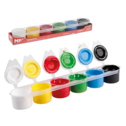 Σετ Τέμπερες Ζωγραφικής MP PP162-01, 6x 15ml, διάφορα χρώματα