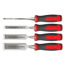 Proline Σκαρπέλα Ξύλου 19142, Αντιολισθητική Λαβή, 6-25mm, 4τμχ