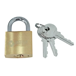 Λουκέτο Mega ασφαλείας 24263, 3x κλειδιά, μεταλλικό, 63mm