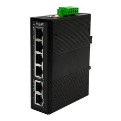 Network Switch Himax industrial PoE PS1402G-I, 4x GE PoE & 2x GE έως 1000Mbps