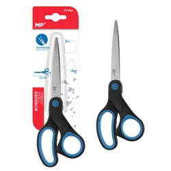 Ψαλίδι Χαρτιού Mp Pt109 Μεταλλική Λεπίδα 21cm Μαύρο-Μπλε
