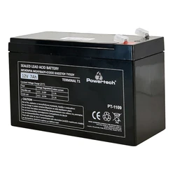Μπαταρία UPS Powertech Μολύβδου PT-1109, 12V 7Ah, T1