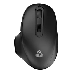 Ποντίκι Ασύρματο Powertech PT-1152, USB & USB-C δέκτη, 1600DPI, μαύρο